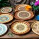 boho inspired serving trays collection