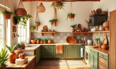 boho kitchen color inspiration