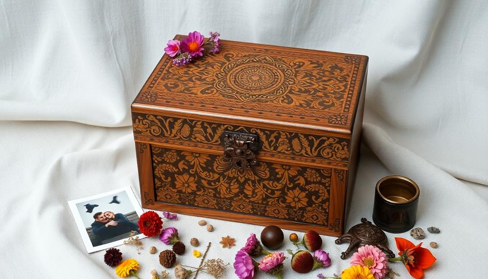 boho memory box creation