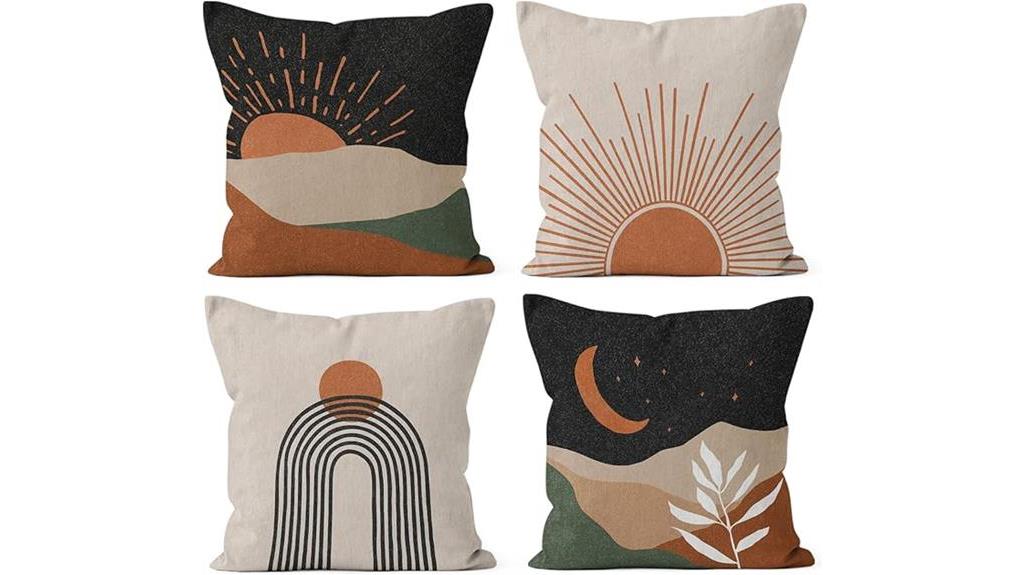 boho pillow covers set