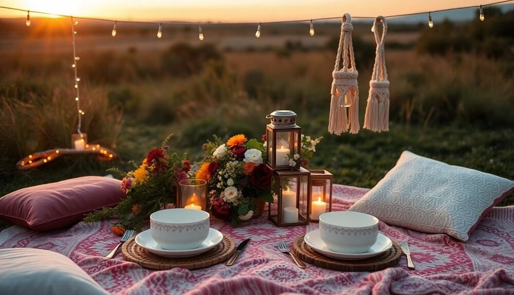 boho romantic anniversary ideas