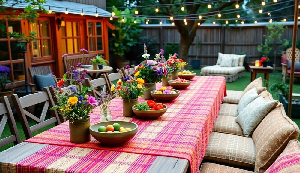 boho style potluck hosting tips