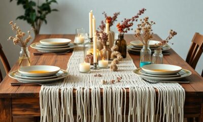 boho thanksgiving table decor