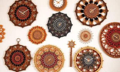 boho wall clocks collection