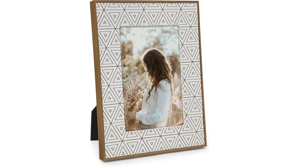 boho wood picture frame