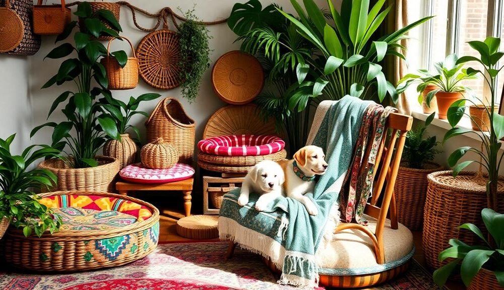 chic bohemian pet gear