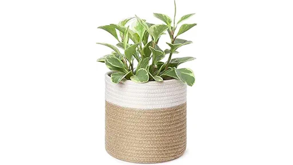 cotton rope plant basket