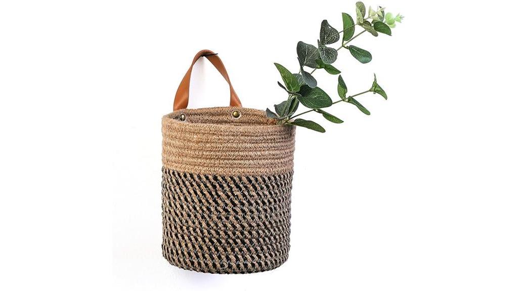 cotton rope wall baskets