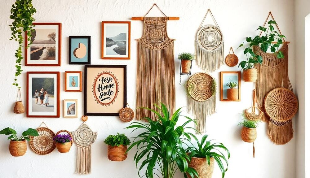 create a boho gallery wall