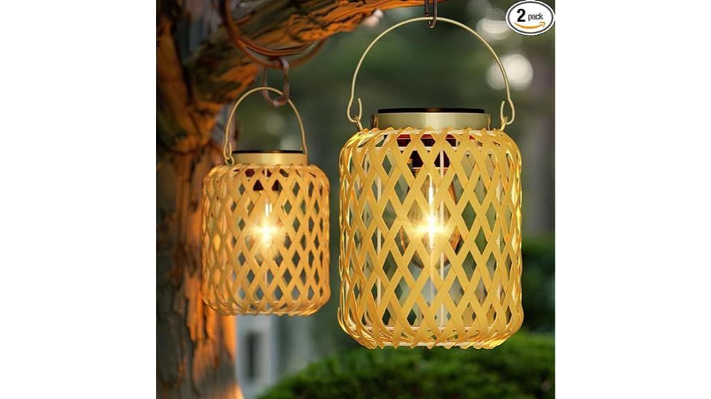 decorative solar lantern set