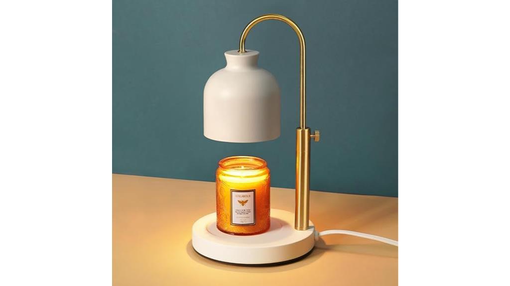 dimmable timer candle warmer