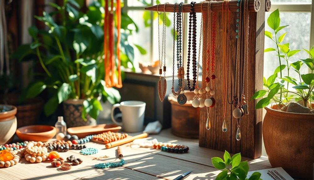 diy bohemian jewelry creation