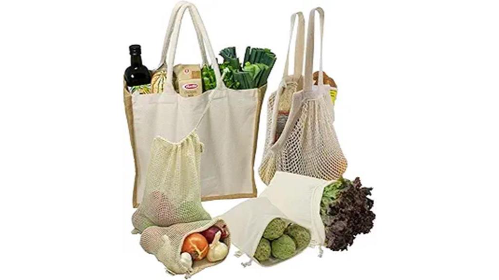 eco friendly shopping bag set