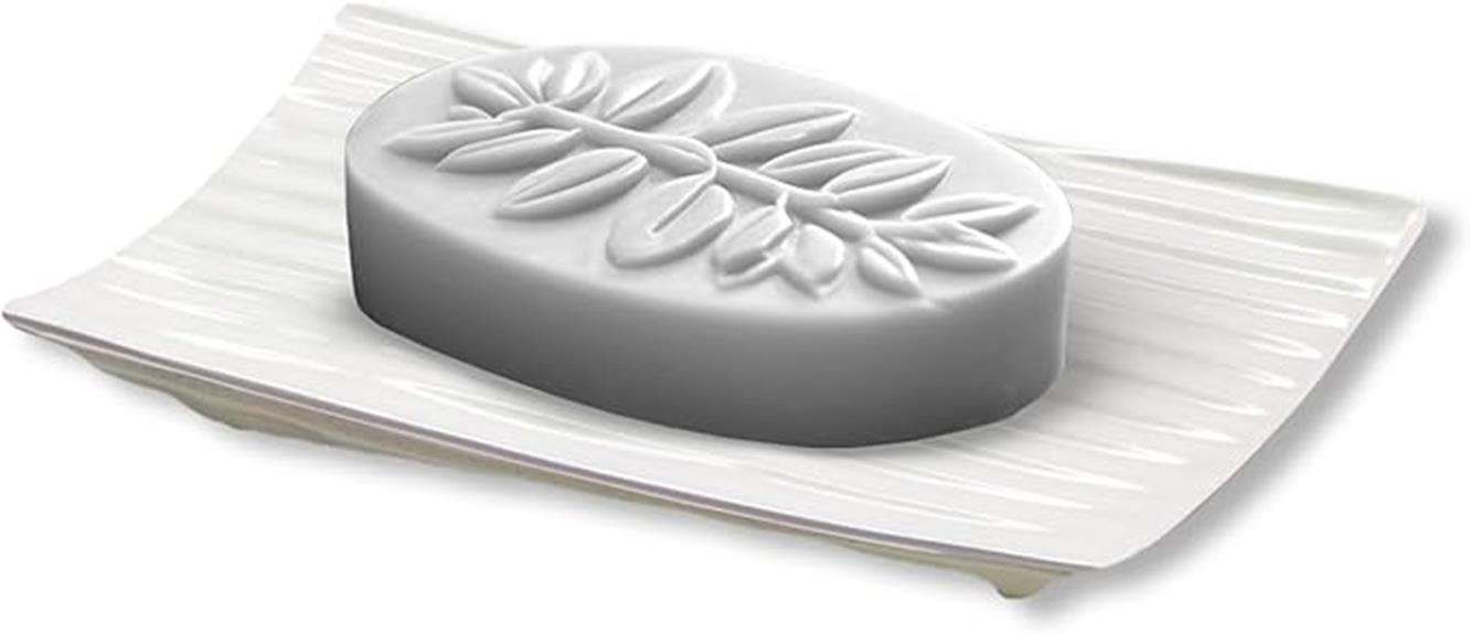 elegant zen ceramic soap dish