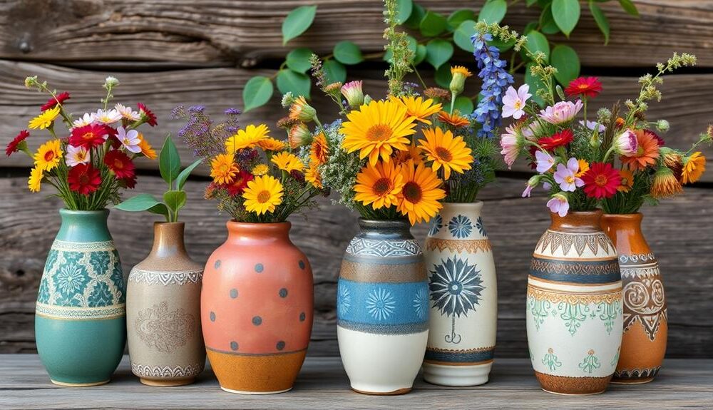 handmade ceramic vases collection