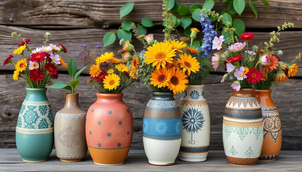 handmade ceramic vases collection