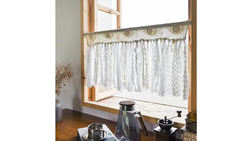 handmade crochet lace valances