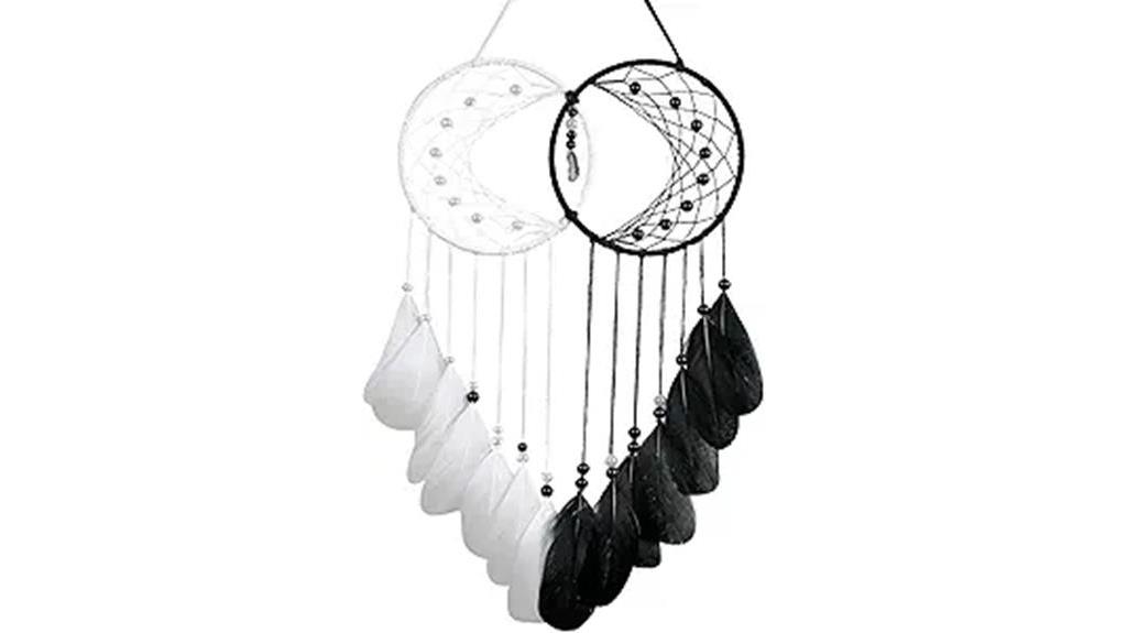 handmade moon dream catcher