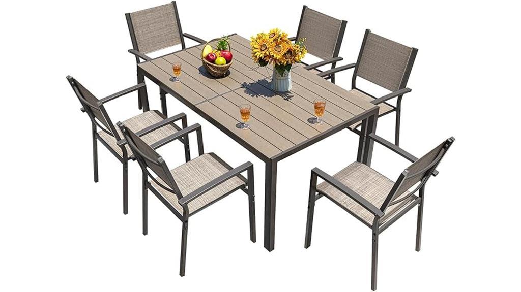 homall patio dining set