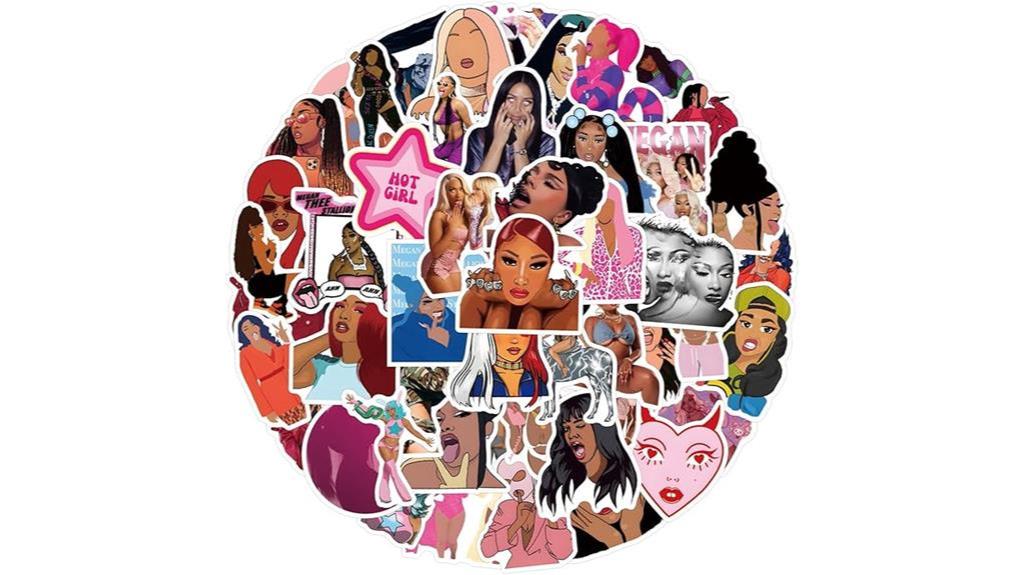 hot girl rapper stickers