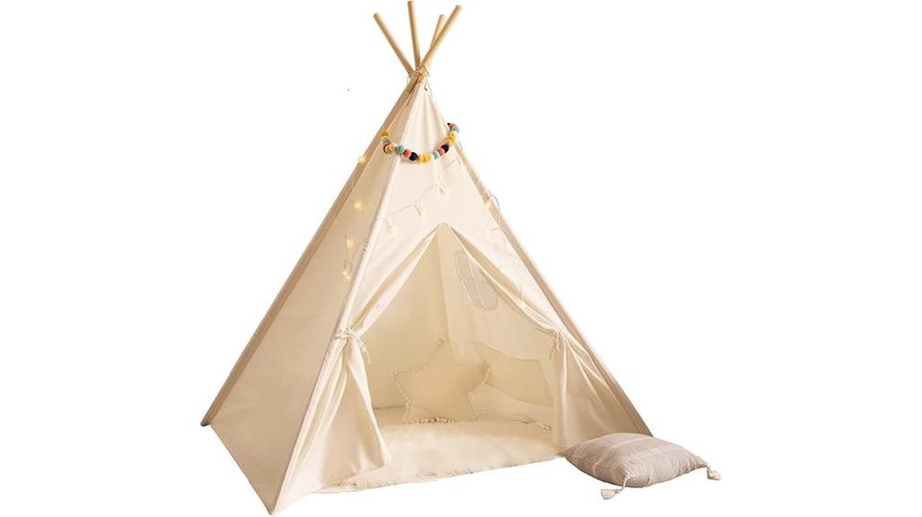 illuminated children s teepee tent