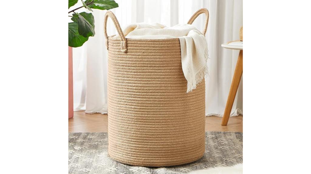 jute rope laundry hamper