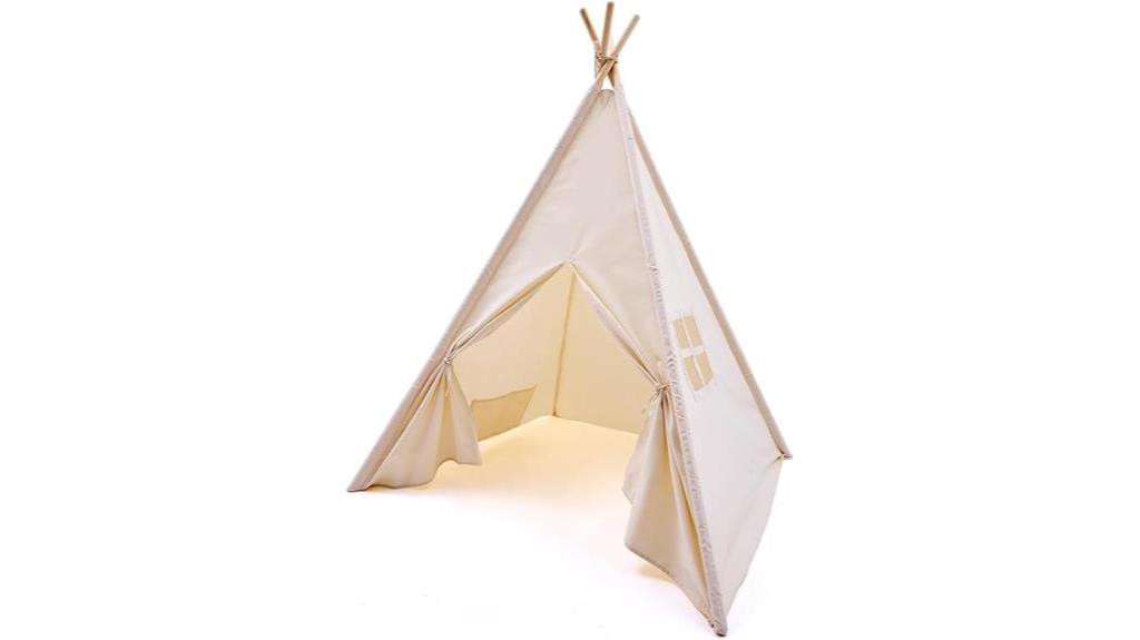 kids teepee tent set