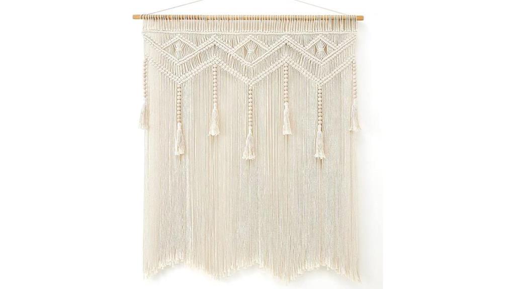 large boho macrame wall hanging