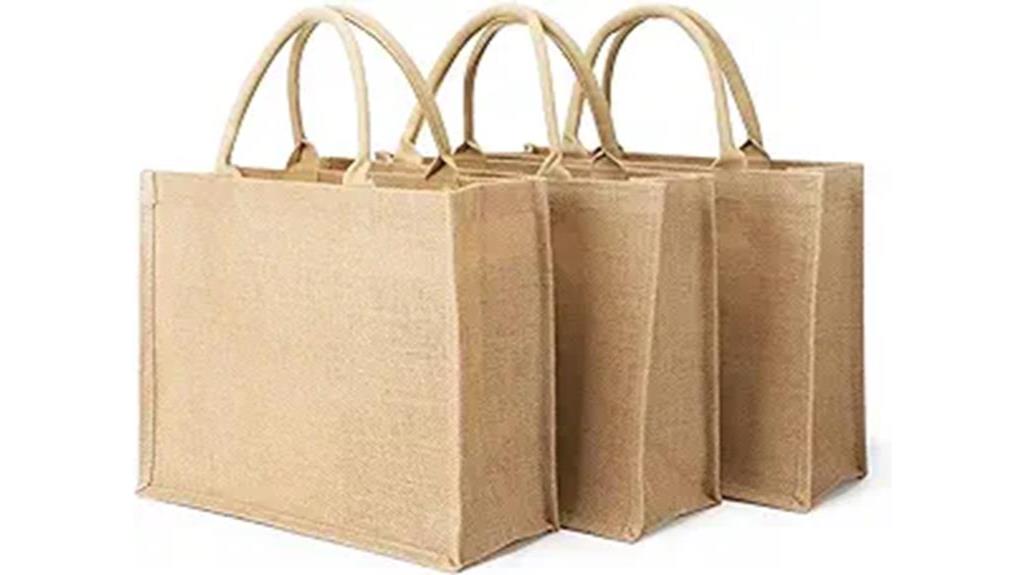 large burlap tote bags