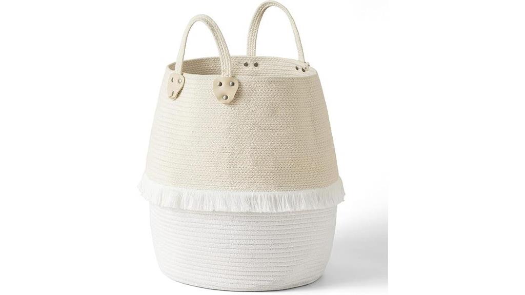 large woven storage basket