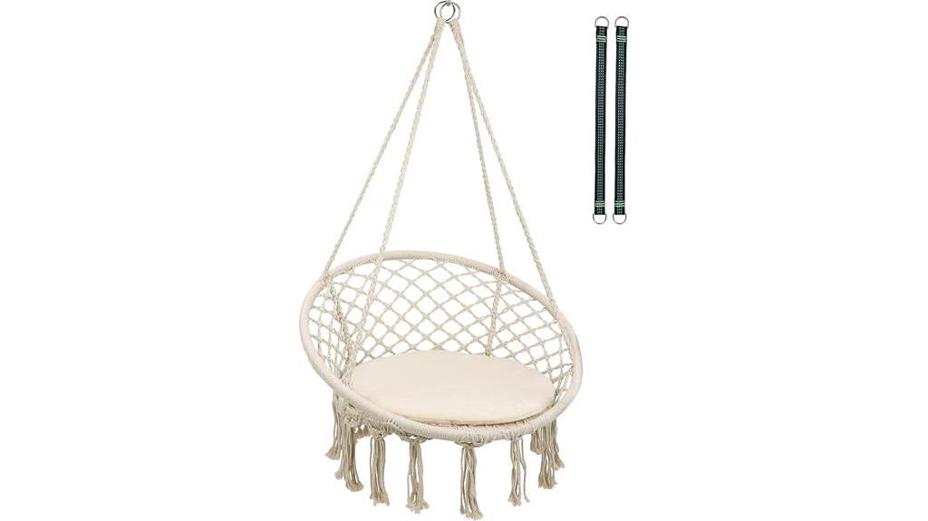 macrame hammock chair kit