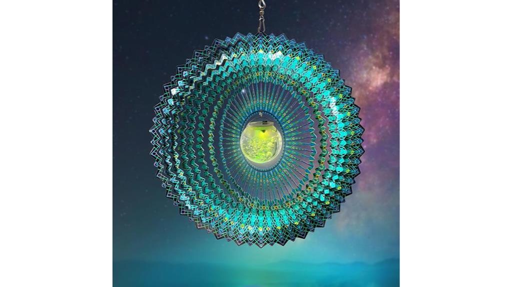 mandala solar wind spinner