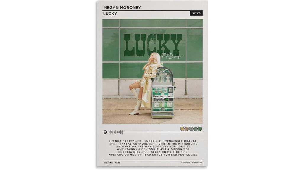 megan moroney lucky poster