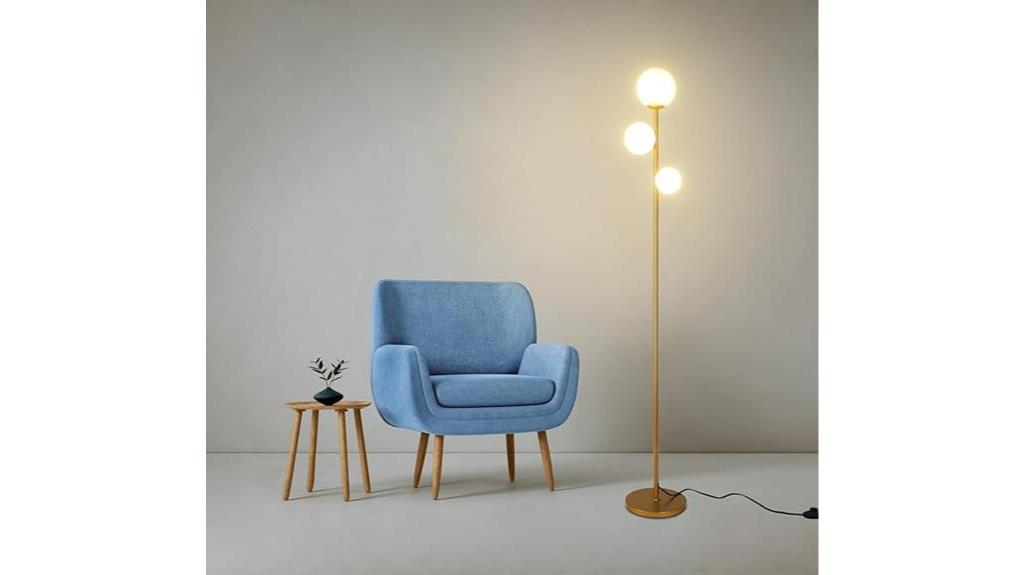 mid century modern floor lamp