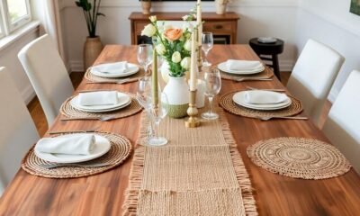 natural fiber dining essentials