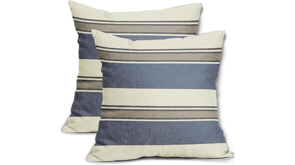 navy blue pillow covers