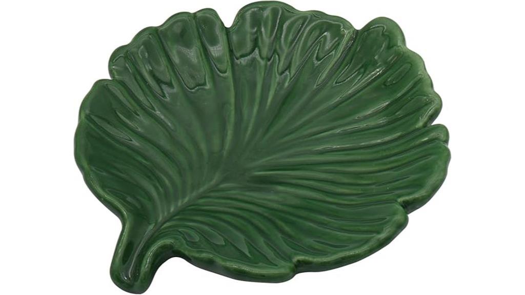 palm leaf soap dish