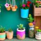 recycled diy boho planters