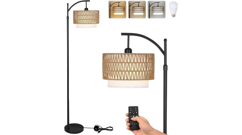 remote controlled dimmable arc lamp