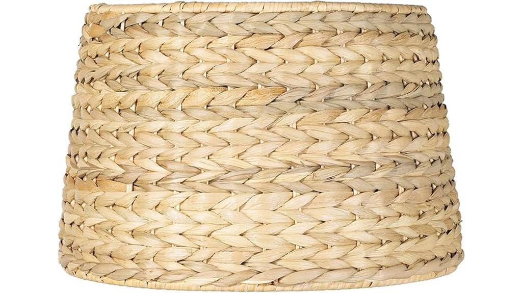 seagrass drum lamp shade