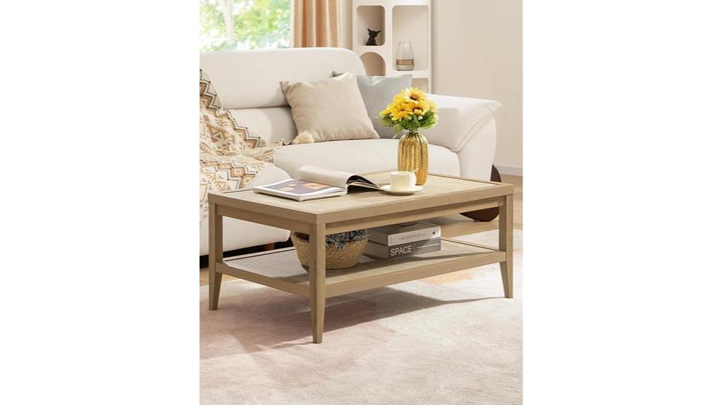 sicotas rattan coffee table
