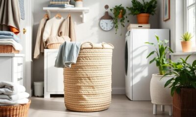 stylish functional woven hampers