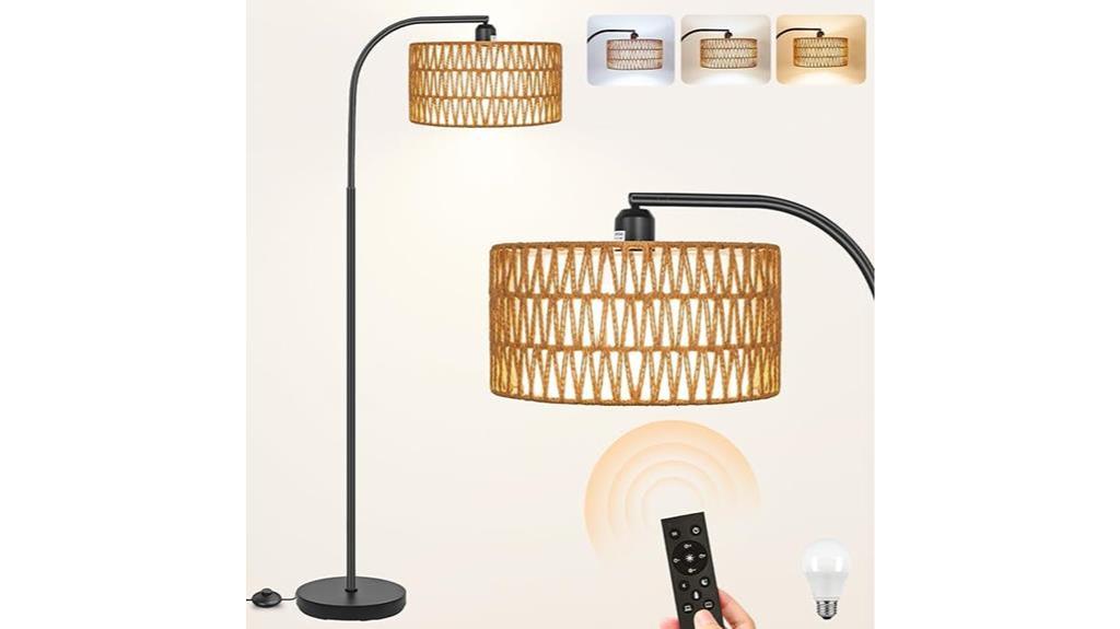 stylish rattan living room lamps