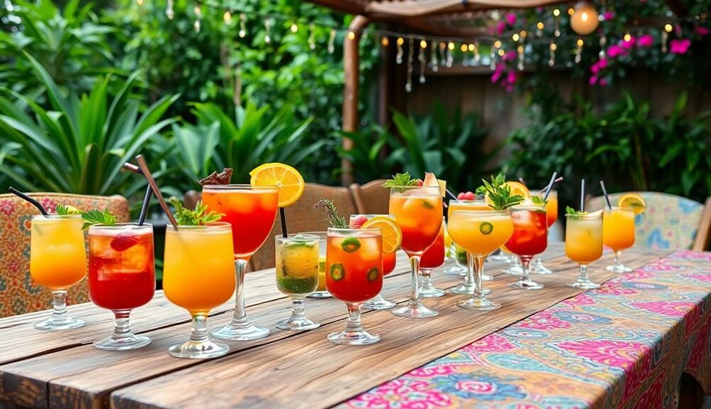 summer boho cocktail recipes