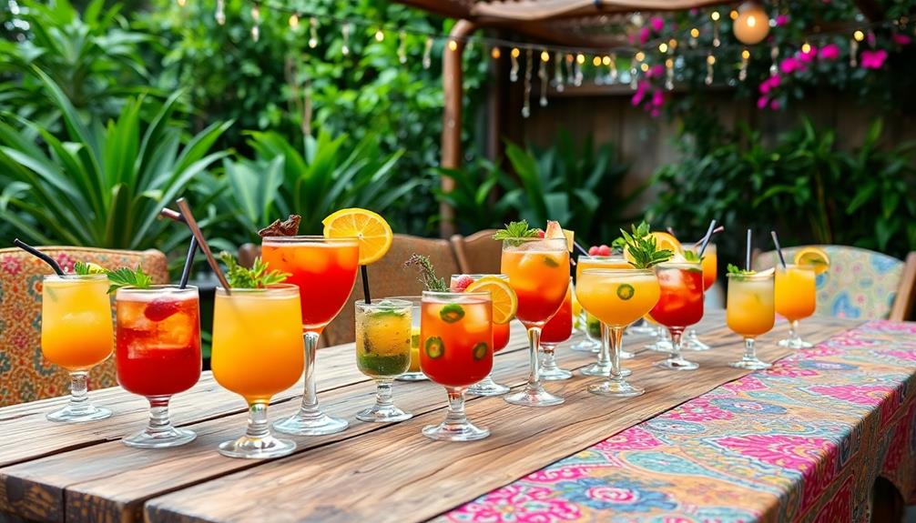 summer boho cocktail recipes