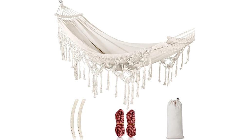 tassel hammock 500lbs capacity