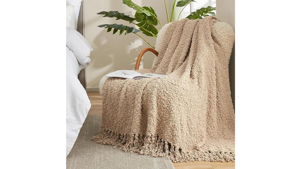 textured mulberry throw blanket