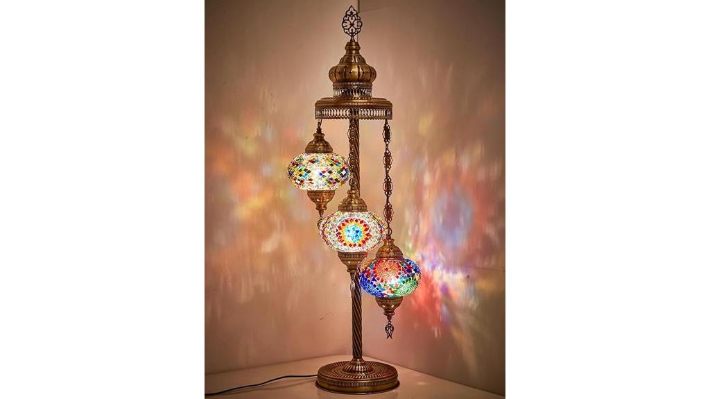 turkish moroccan mosaic lamp