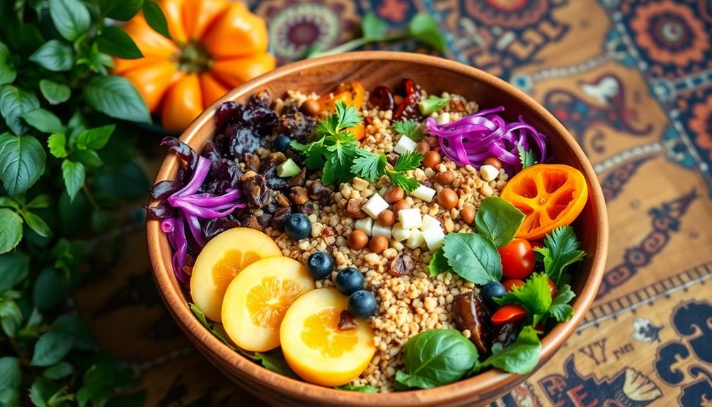 vibrant boho buddha bowls