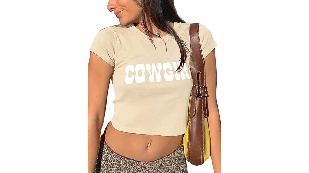 vintage graphic crop top